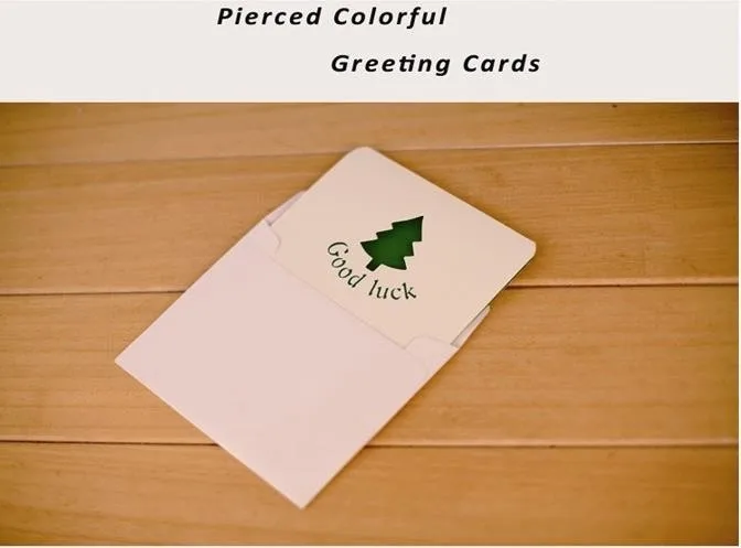 pierced colorful wedding love thank you gift birthday greeting