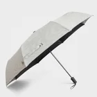 Hot Selling UV Protect Girl Stripe Rain Umbrella Hand Open 3 Foldable Sun Umbrella