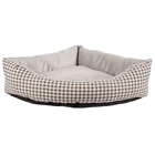 puppy product unique triangle plaid pattern pet bed