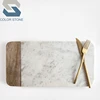High quality cheap wholesale price white marble cheese board plate