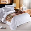 Hotel Supplies Wholesale Single Full Queen King Size Bed Sheet Luxury Comforter Set Bedding 100% Cotton