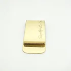 hot selling high-quality customized gold money clip /stainless steel money clip