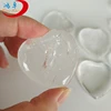 Clear quartz crystal heart blanks