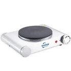Portable single burner infrared cooking electric countertop stove with stainless steel housing