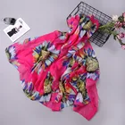 Wholesale Women Fashion Silk Customized Design Long Silk Scarf