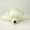Cute Sleeping polar bear plush toy
