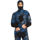 High quality super stretch nylon spandex fabric camo neoprene spearfishing wetsuit