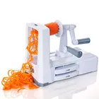 Manual vegetable slicer 5-blade spiralizer veggie pasta spaghetti maker