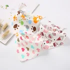 100% Cotton soft baby feeding cloth baby girl bandana drool bibs