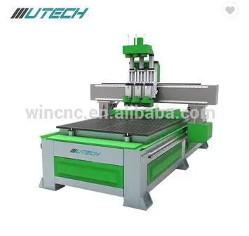 Kitchen cabinet multi spindles 3 axis four water cooled cnc router machine