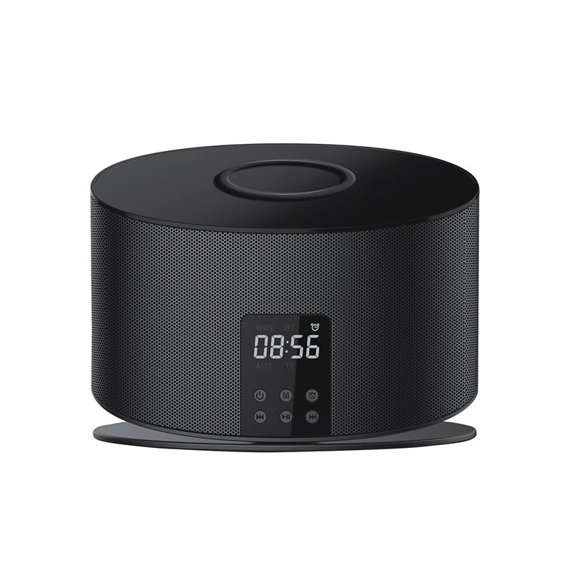 new products Multi-function subwoofer speaker portable power bank 4000mah with alarm clock - ANKUX.COM