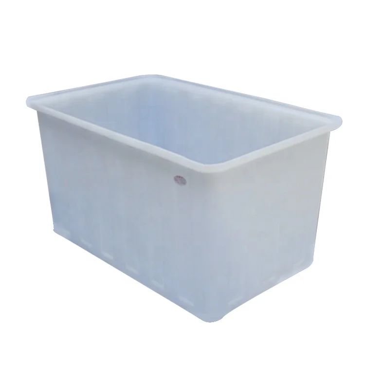 large square plastic tub