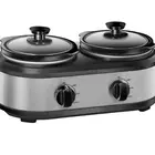 Double slow cooker with 2*1.25 Quart