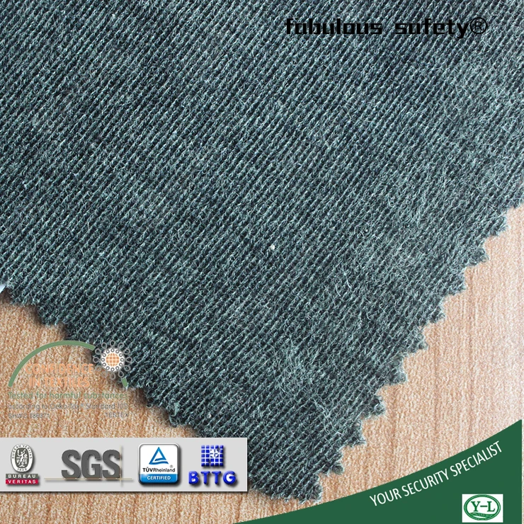 EN11611 ASTM F1506 Twil Cotton Knitted Fire Retardant Fabric For Workwear