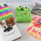 Custom ECO-Friendly A4 A5 A6 Plush Notebook for Student Use