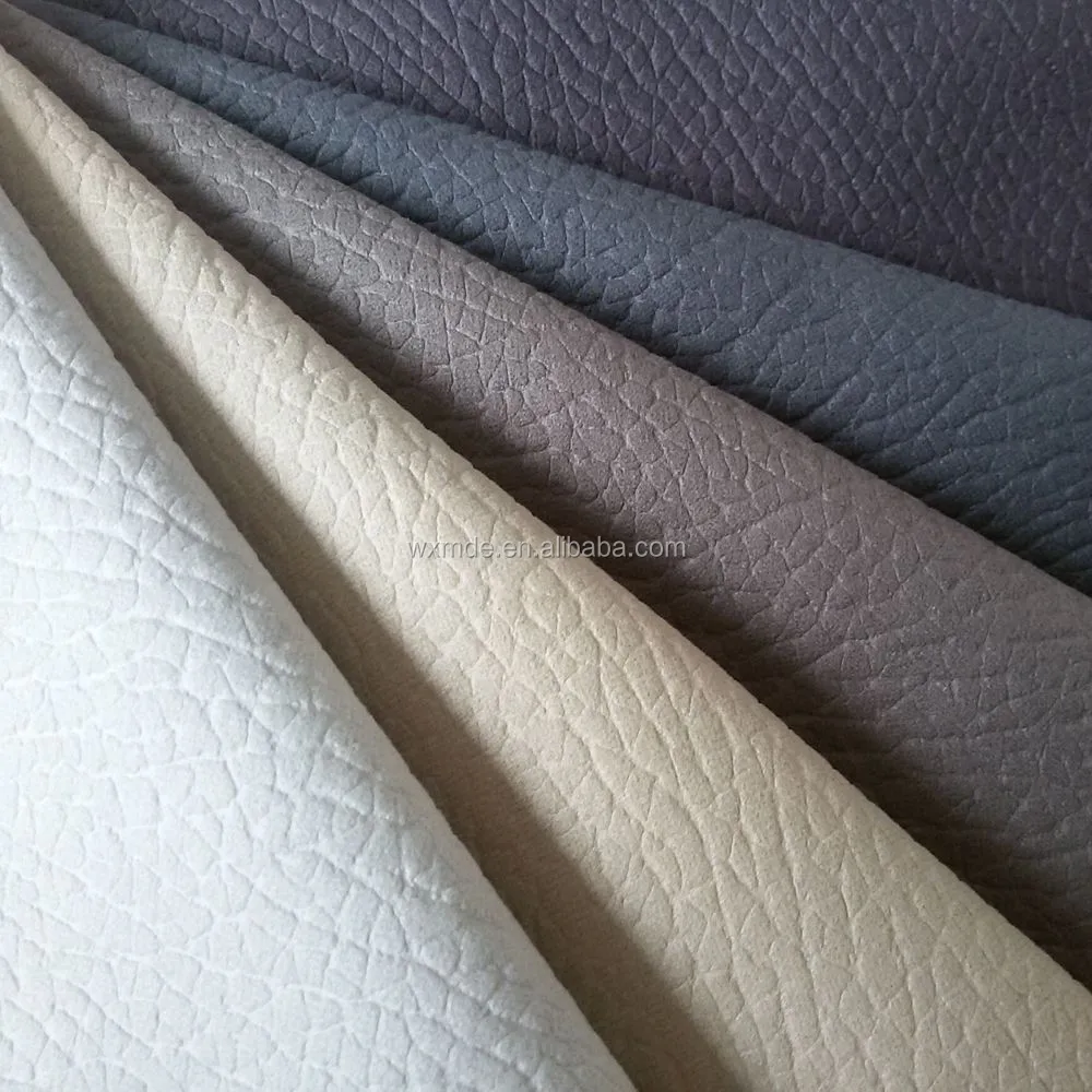 100 Polyester Sofa Upholstery Fabric With Microfleece