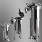 1 Micron bag pressure water flow filter cartridge housing for petrochemical industry