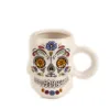 Cute Custom Sugar Skull Coffee Mug Ceramic Halloween Sugar Mug