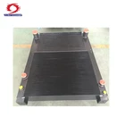 brazed aluminum plate bar water to oil heat exchanger