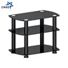 Unique New Model Modern Luxury Tempered Glass Plasma TV Stand