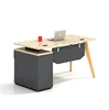 Wooden Office Desk Floor Study Table Desk