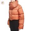 Women 90% Down 10% Feather Down Fill Crop 2018 new ladies down coats thermal short down coats fashion winter down jackets