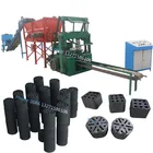 Latest coal charcoal powder dust briquetting shaping moulding compressing machine