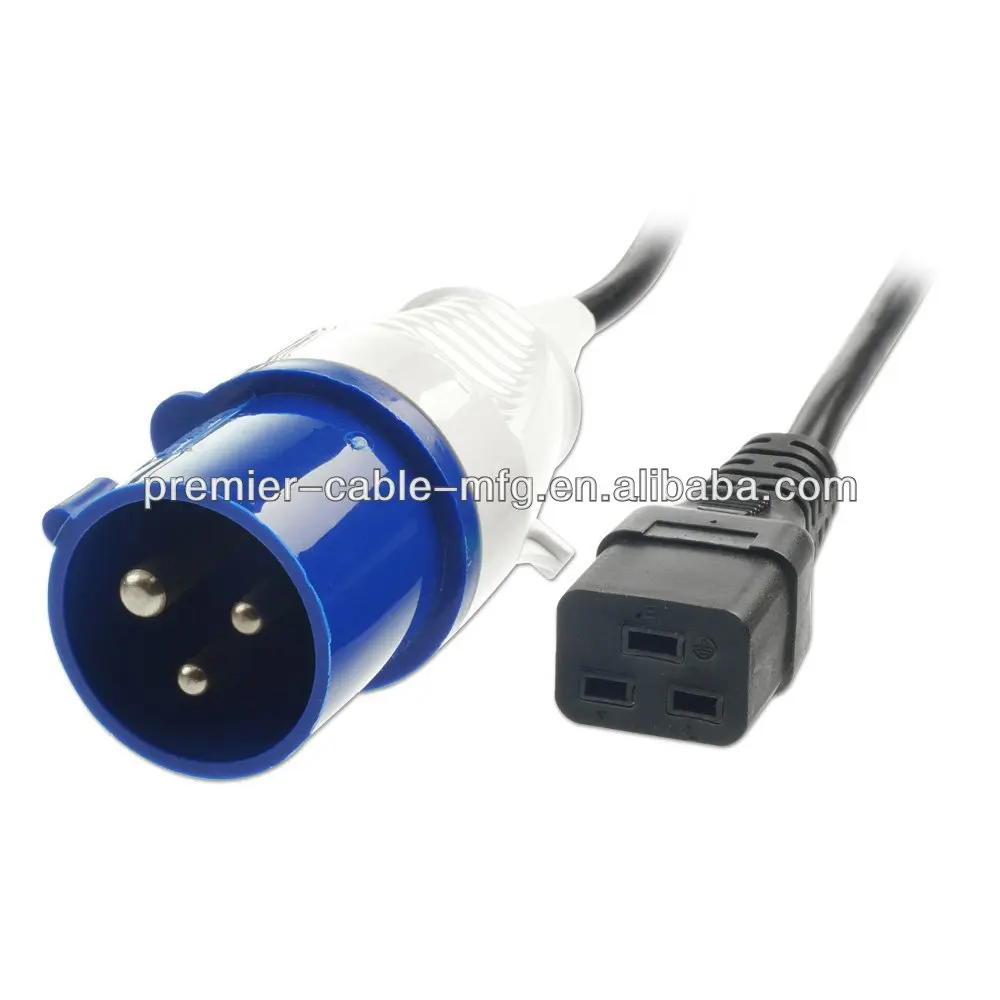 16a Commando Extension Power Lead 16 Amp Commando Plug