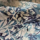 K8 Natural Elegant Eco-friendly silk linen blend fabric custom fabric printing beautiful fabric for dresses