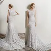 Lace Wedding Dress Simple White Wedding Dress Long Vintage Wedding dress