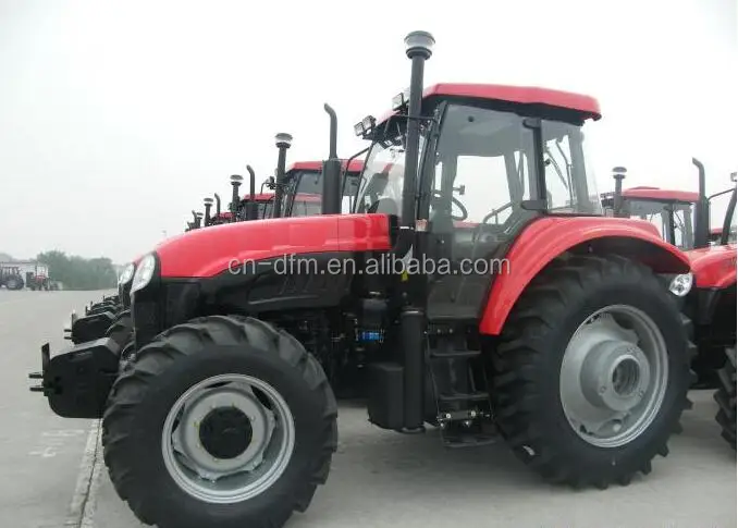 Dongfeng 4wd 40hp tractor with front end loader and backhoe