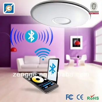 bluetooth wifi remote control light and ceiling fan with led dimmer ...