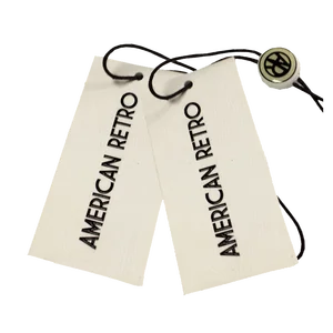 fashion custom print clothes label brand paper hang tag