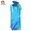 Customized Promotional Plastic Water Bottle bpa Free PVC Drinking Bottle Foldable For Sport