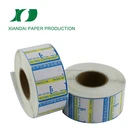 Latest Turkey Brands printing label blank sticker 210mm*48mm factory price can be label roll