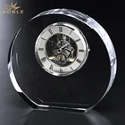 Wholesale Custom Crystal Clock Trophy Award Wedding Souvenir Gift