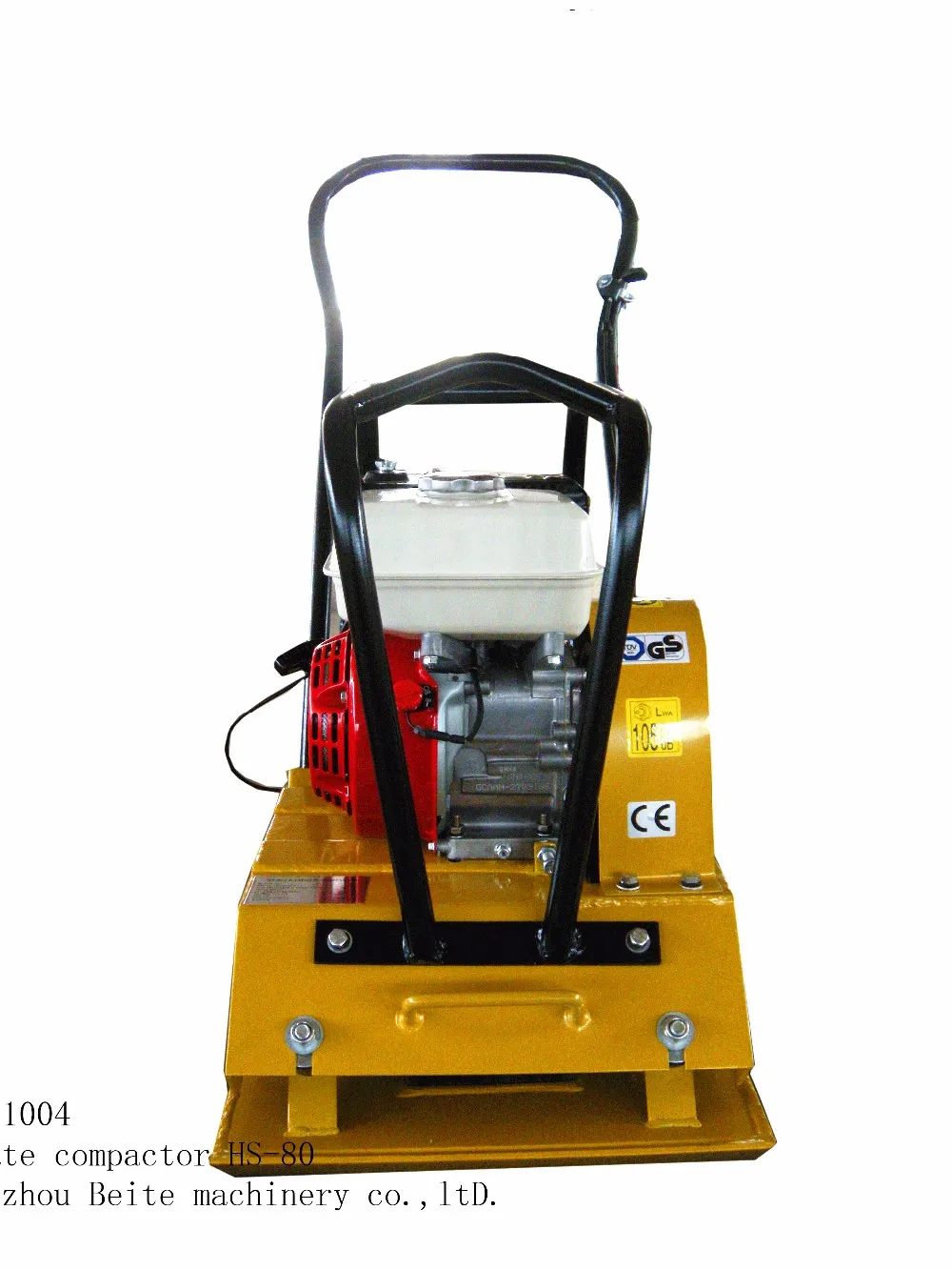 Plate Tamper Compactor With Gx160 Honda 6.5hp Power(hs80) Buy Manual