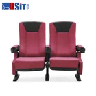 UA-635 hot sale commercialfurniture, auditorium Movie Theater Seating,Soft Fabric 3D Cinema chair