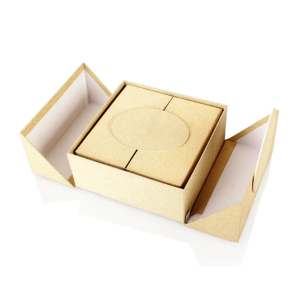 customized rigid paper foldingbox with magnetic lid