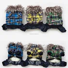 Tartan Plaid Design Clothes Cotton Pet Product Dog Apparel Winter Wears