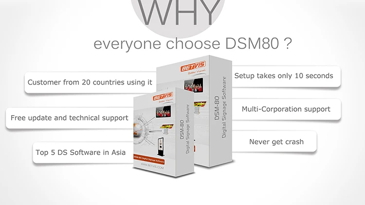 32inches Reliable digital signage with wifi bluetooth