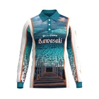 Sublimation custom blank cheap fishing shirt long sleeves fishing wear