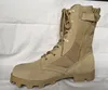 tan suede leather army police combat jungle desert ALTAMA boots with zipper