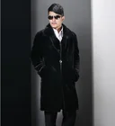 Wholesale Hot style thick super warm artificial fox fur winter men fake fur coat with hat