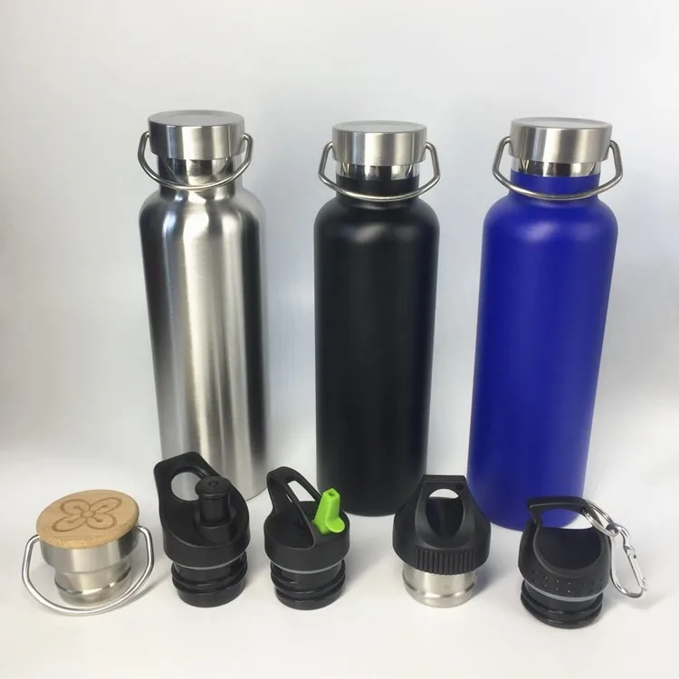 600ml Soft Rubber Coating Double Wall Stainless Steel Thermos Sport