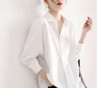 High quality silk long sleeve blouse women's spring and summer new pretty lady blouse