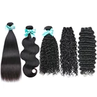 top grade raw unprocessed cuticle aligned hair loose curly hair extensions deep wavy human hair bundles