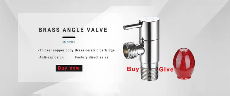 3 Way quick open shower dispensing diverter water brass angle valve Bathroom Toilet Sprayer Bidet valve
