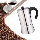 AOTAISI Stainless Steel 304 Induction Cooks Coffee Espresso Maker/ moka coffee maker