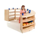 Montessori Sensorial Cabinet Kindergarten Furniture High Quality Safe Nursery Cabinet